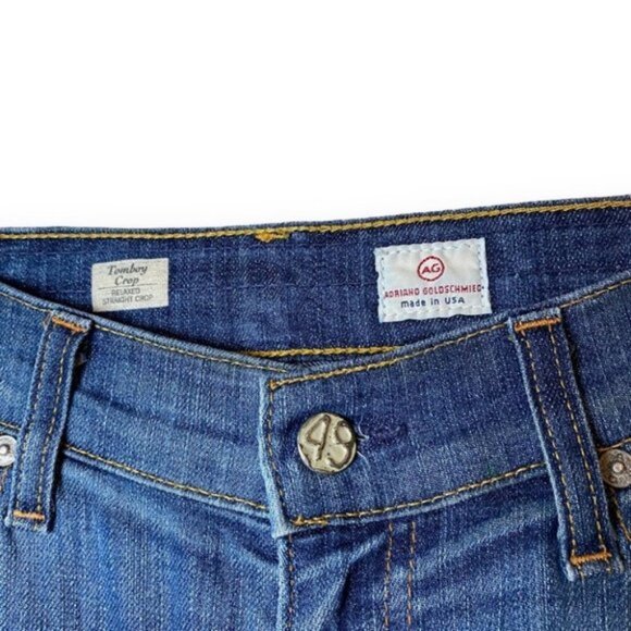 Ag Adriano Goldschmied Tomboy Crop  Relaxed Straight 31 - Picture 9 of 10